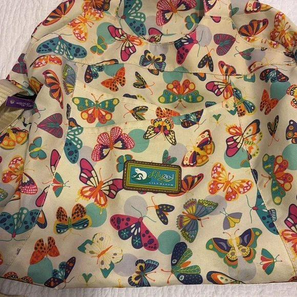 Lily Zen by Lily Bloom Butterfly Twister Morgan Weekender Bag. - Picture 3 of 13